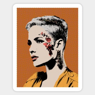 halsey style pop art Sticker